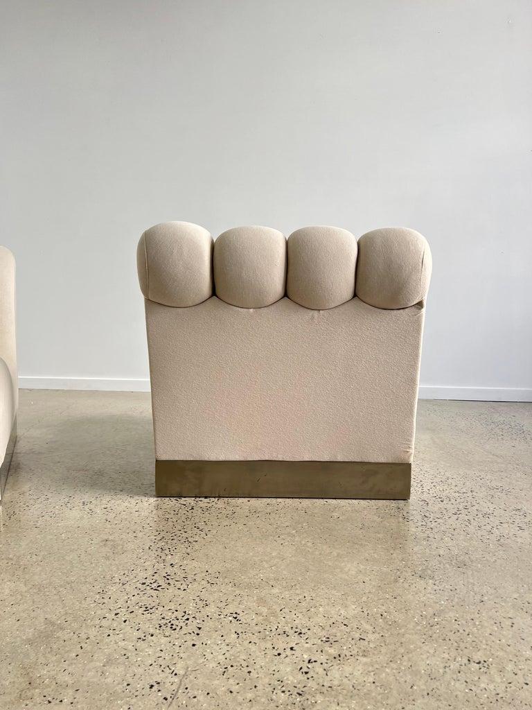 Mid-Century Modern Italian Modular Sofa Chairs For Sale 3