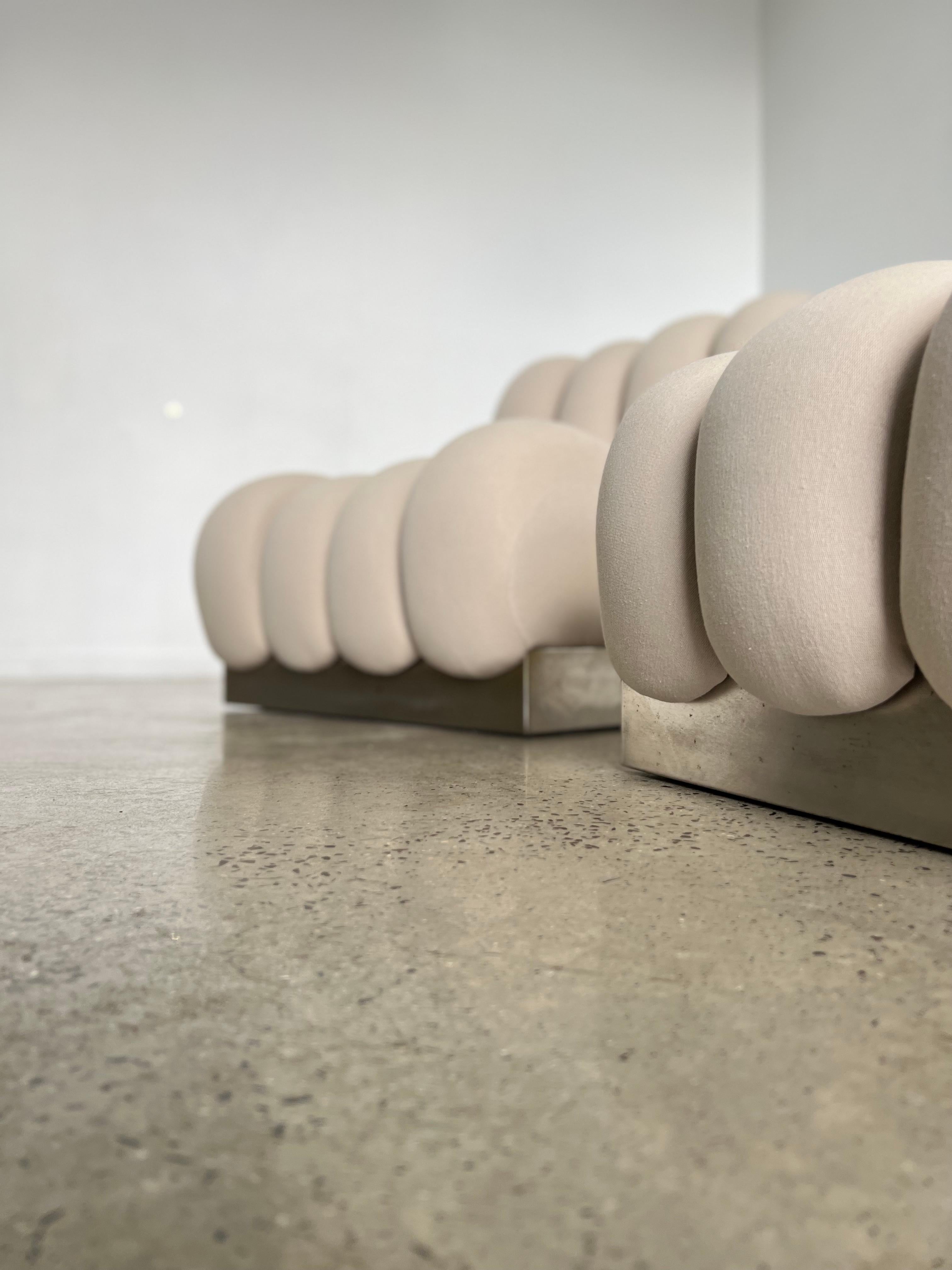 Mid-Century Modern Italian Modular Sofa Chairs 4