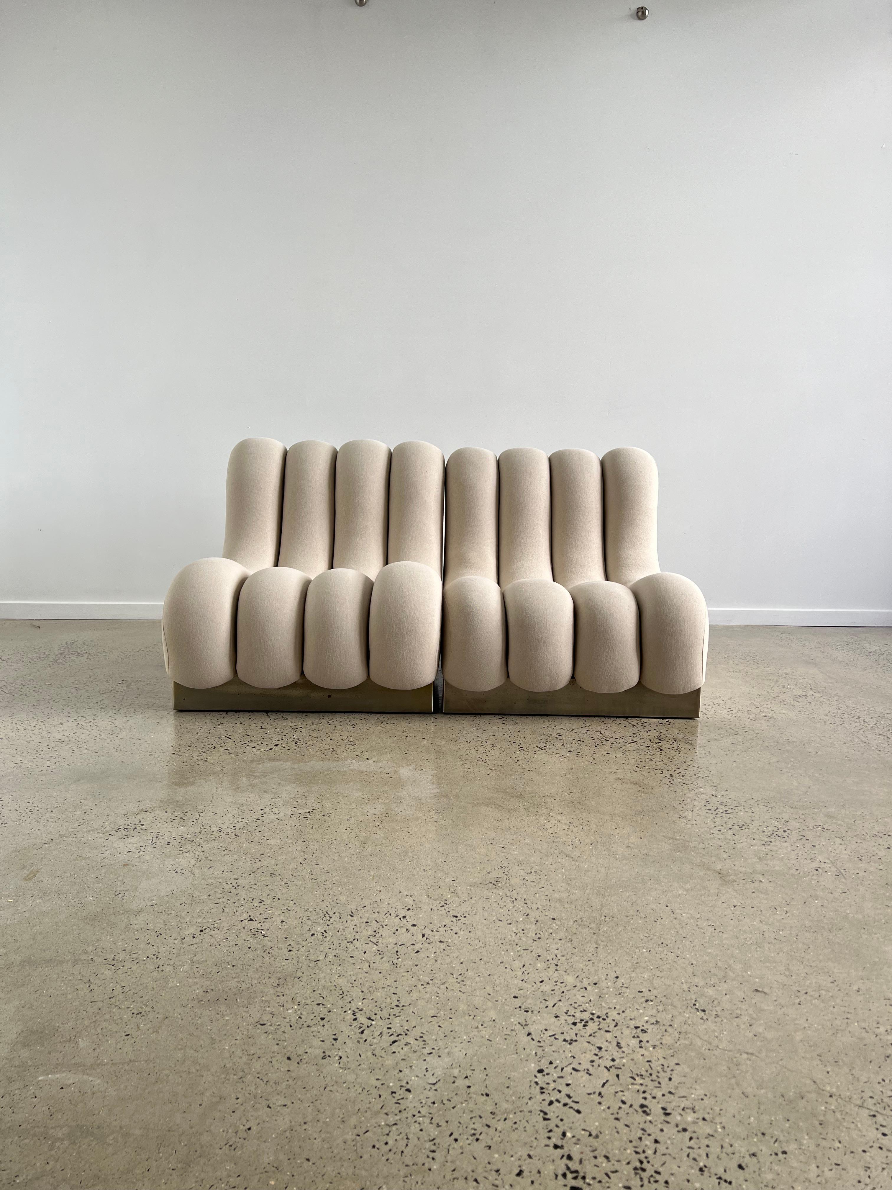 Mid-Century Modern Italian Modular Sofa Chairs 7