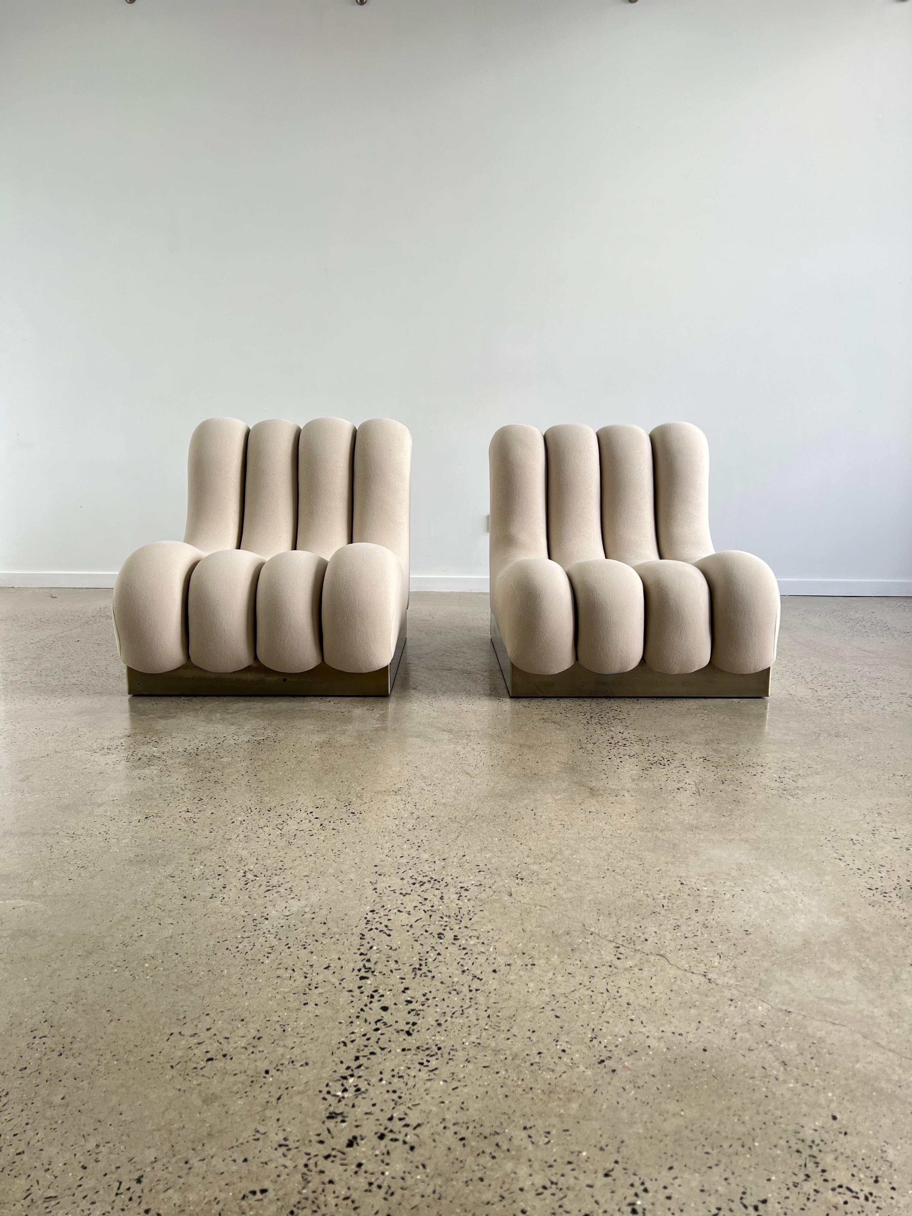 Mid-Century Modern Italian Modular Sofa Chairs In Good Condition In Byron Bay, NSW