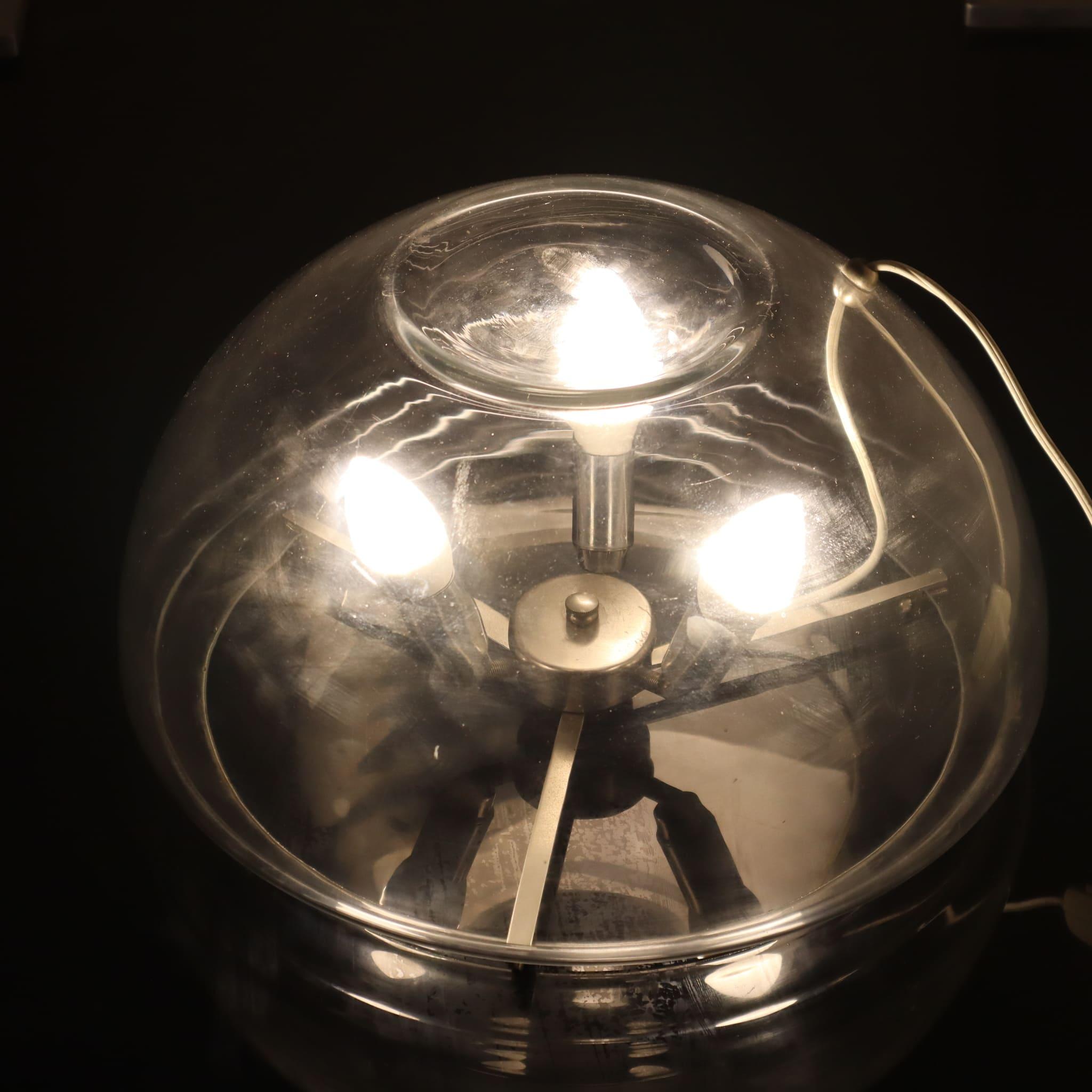 Moderne italienische Murano-Glas-Tischlampen aus der Mitte des Jahrhunderts, Italien, 1970er Jahre (Italienisch) im Angebot