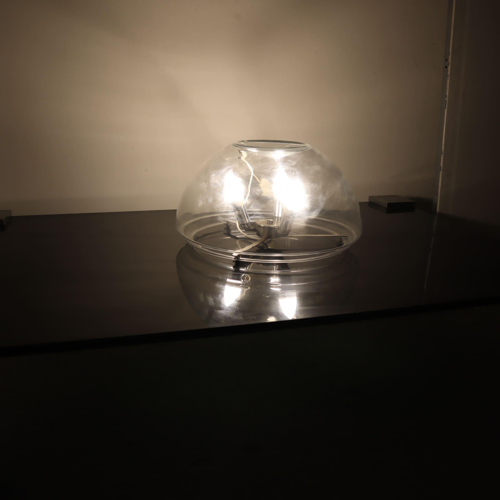 Moderne italienische Murano-Glas-Tischlampen aus der Mitte des Jahrhunderts, Italien, 1970er Jahre (Moderne der Mitte des Jahrhunderts) im Angebot