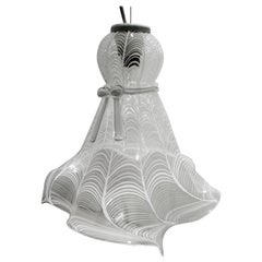 Mid-Century Modern Italian Murano Glass Handkerchief Ceiling Lamp, 1960s