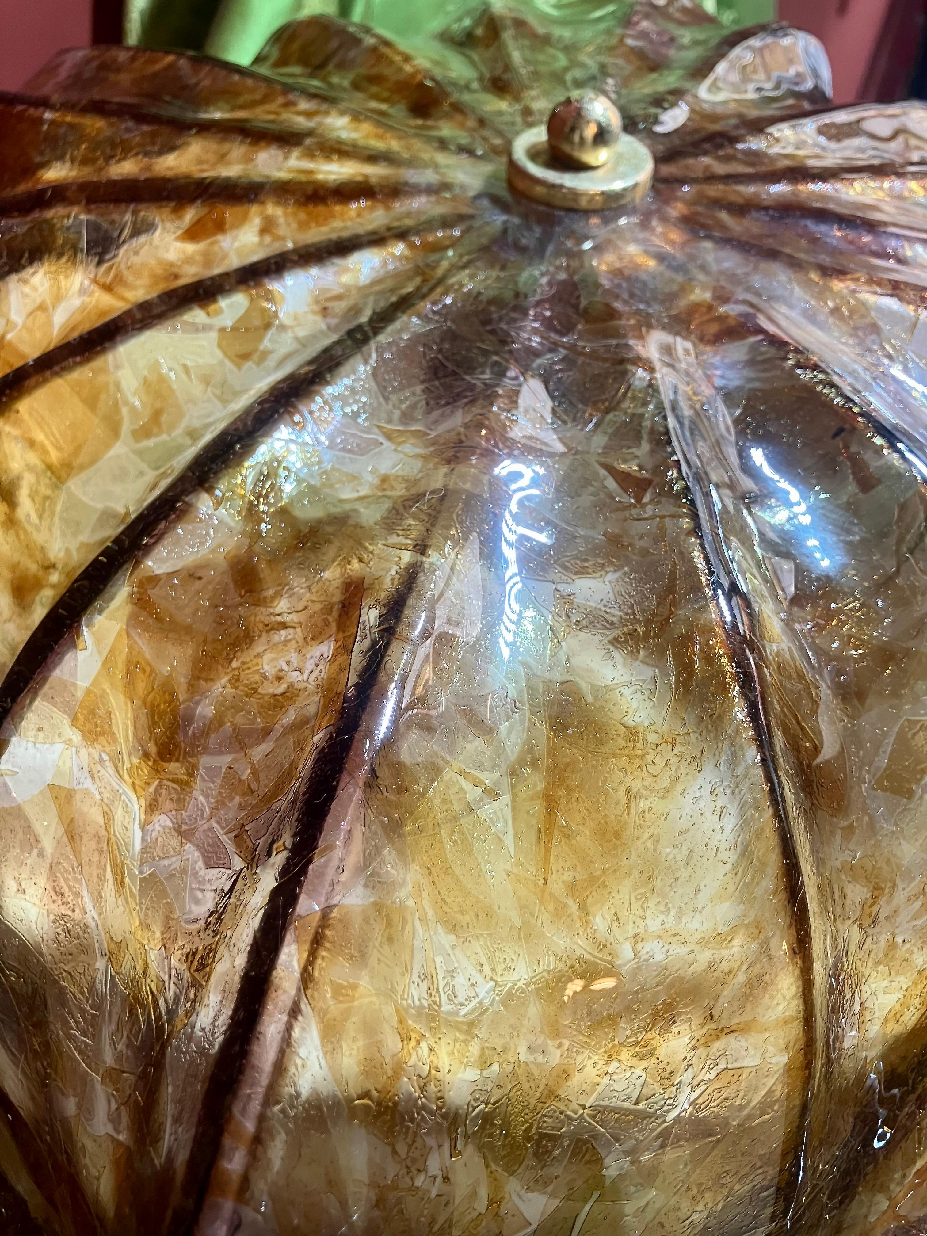 Apliques o lámparas de techo de cristal de Murano italiano de mediados de siglo La Murrina en venta 1