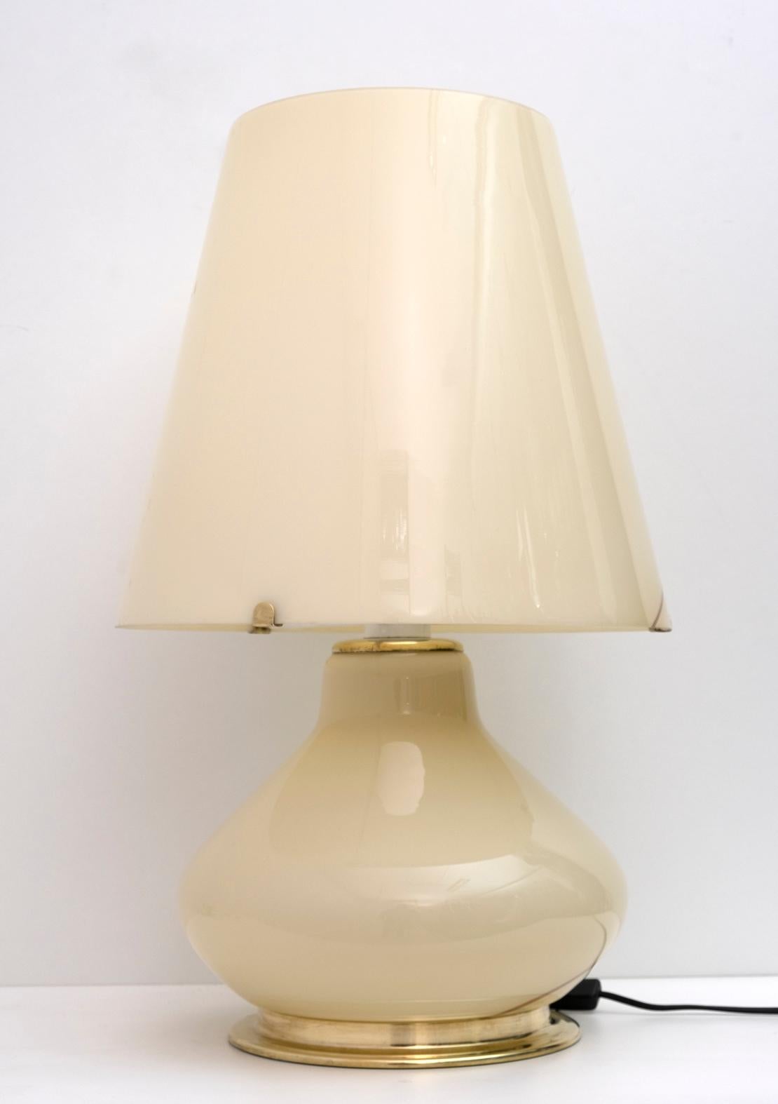 Mid-Century Modern Italian Murano Glass Large Table Lamp VM, 1970s 3
