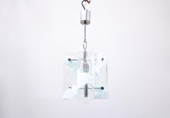 Mid-Century Modern Italian Murano Glass Suspension by Mazzega, 1960s