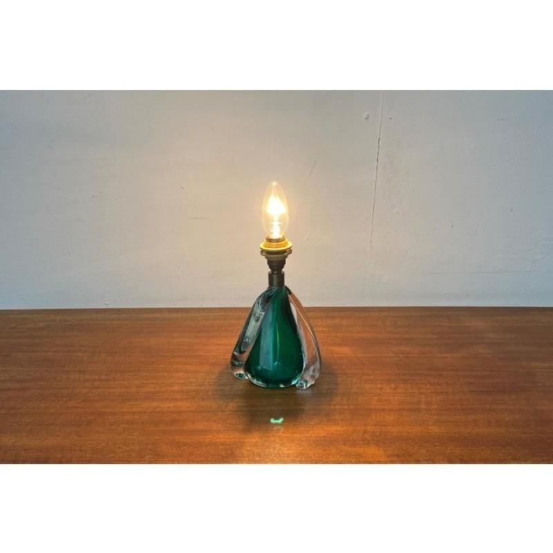 Mid-Century Modern Italian Murano Glass Table Lamp, 1950s For Sale 9