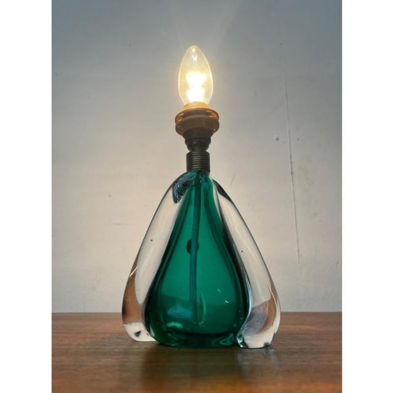 20th Century Mid-Century Modern Italian Murano Glass Table Lamp, 1950s For Sale
