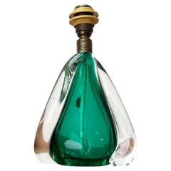 Moderne italienische Murano-Glas-Tischlampe aus der Jahrhundertmitte, 1950er Jahre