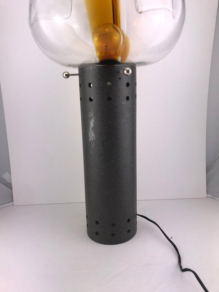 Mid-Century Modern Lampe de bureau italienne en verre de Murano, mi-siècle moderne, par Toni Ziuccheri pour Mazzega en vente