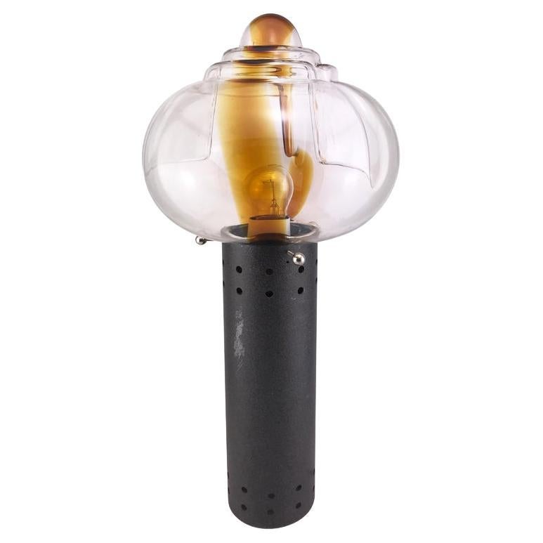 Mid-Century Modern Italian Murano Glass Table Lamp by Toni Ziuccheri for Mazzega