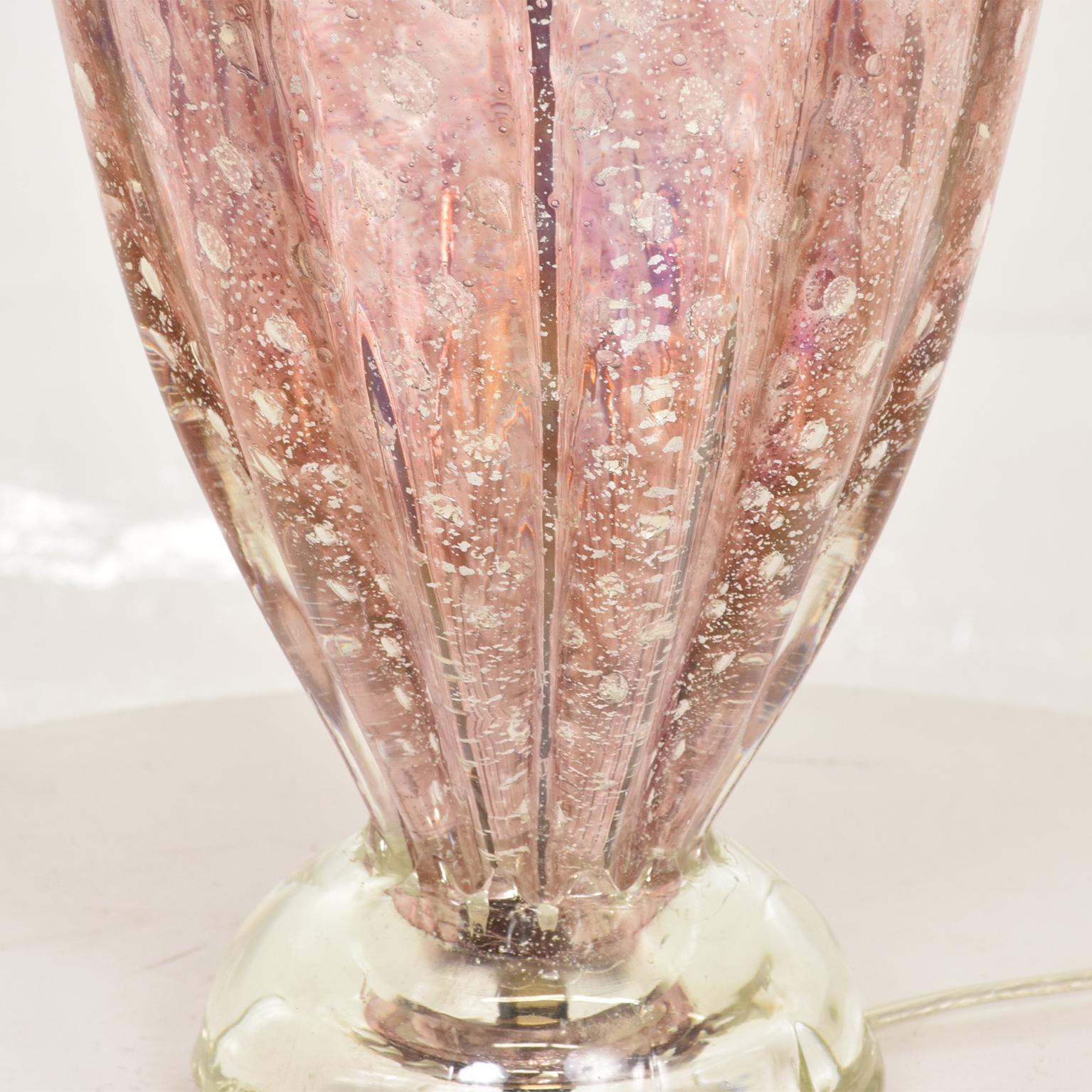 Mid-Century Modern Italian Murano Glass Table Lamp 3