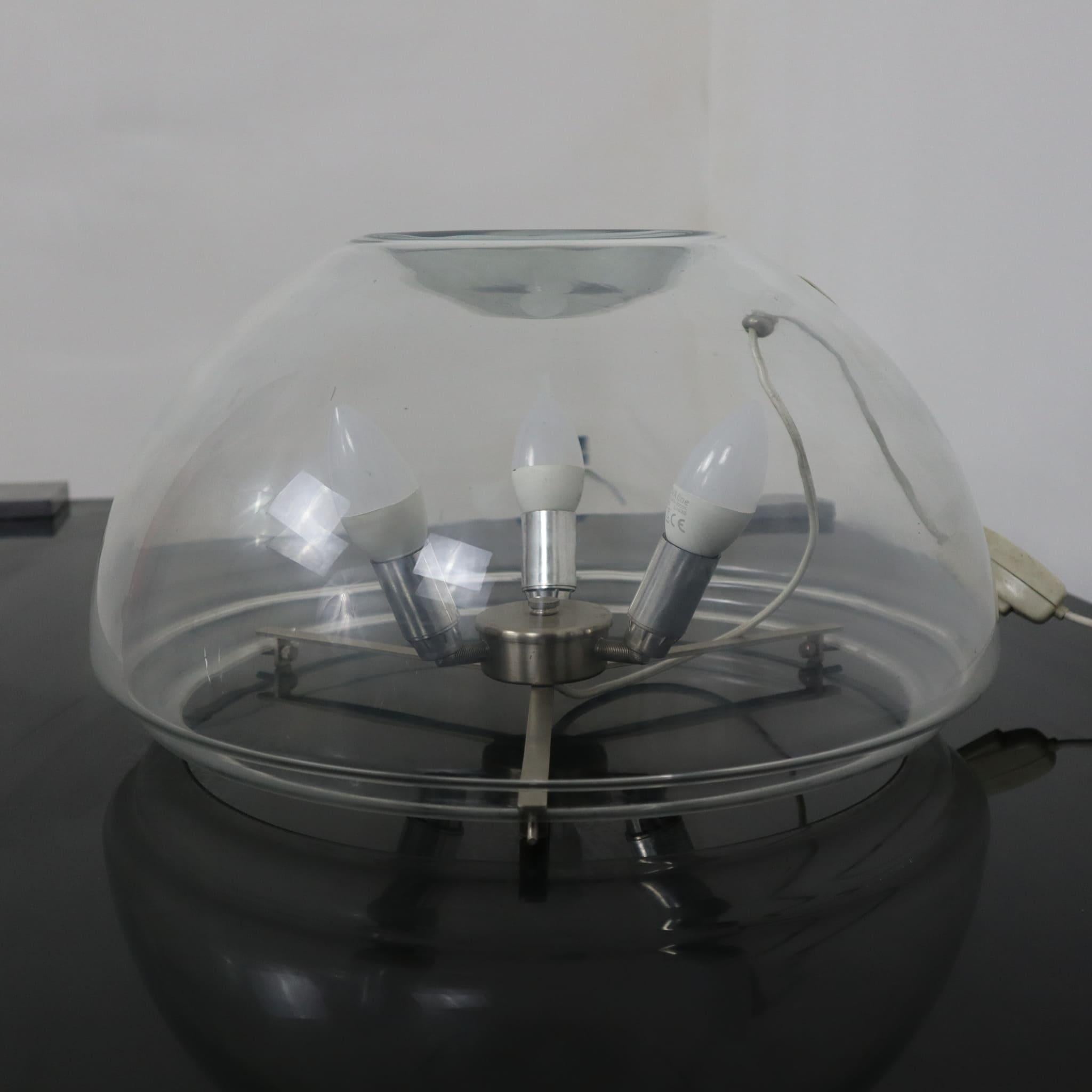 Moderne italienische Murano-Glas-Tischlampen aus der Mitte des Jahrhunderts, Italien, 1970er Jahre im Angebot 3