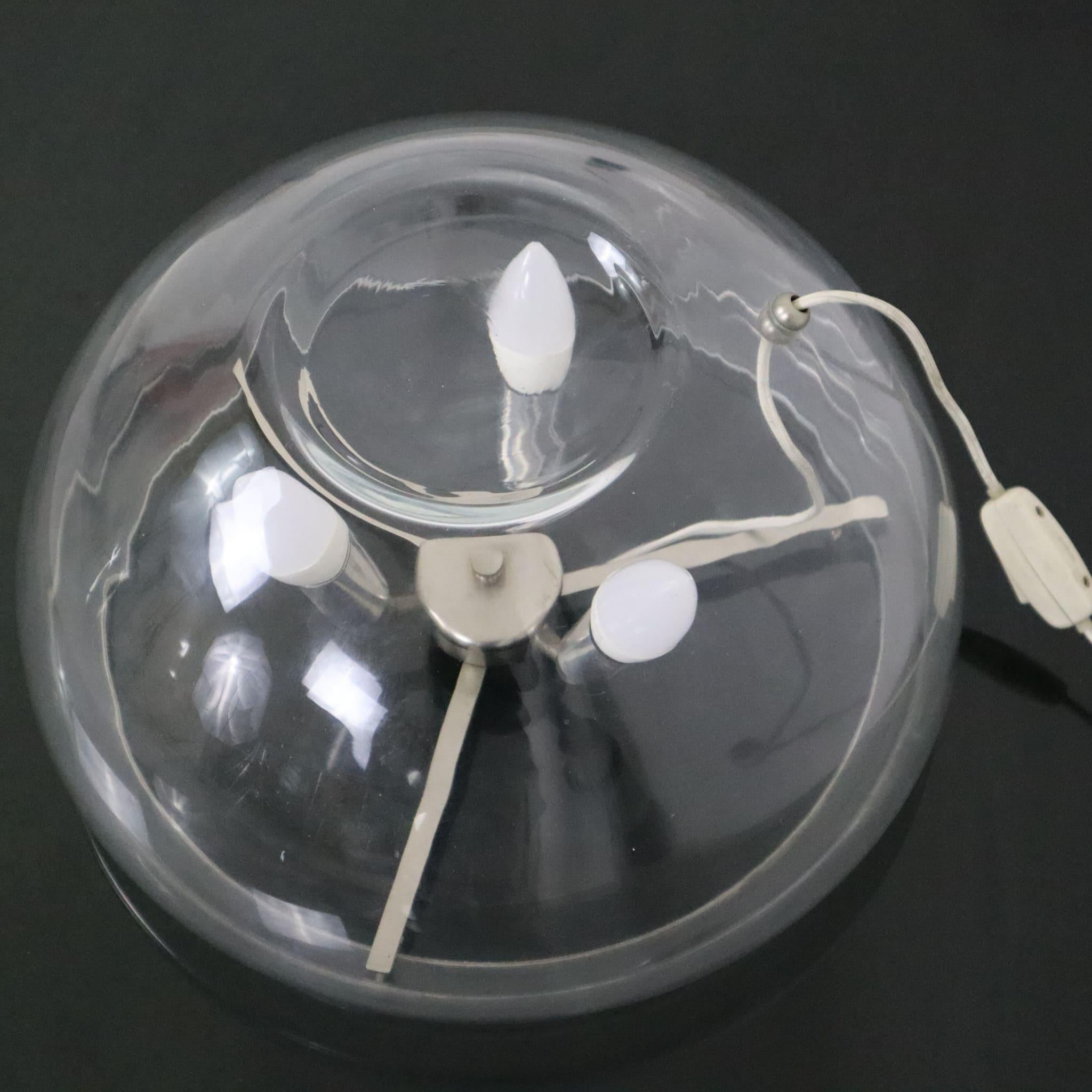 Moderne italienische Murano-Glas-Tischlampen aus der Mitte des Jahrhunderts, Italien, 1970er Jahre im Angebot 2