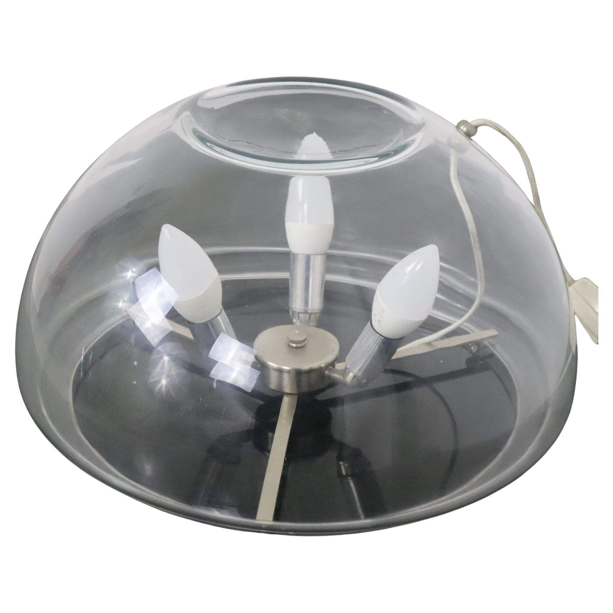 Mid-century modern italian murano glass table lamps, Italy, 1970s