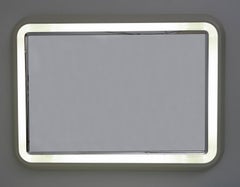 Mid-Century Modern Italian Neon Backlit Mirror, 1970s