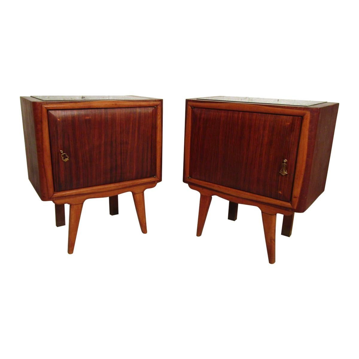 Mid-Century Modern Italian Nightstands