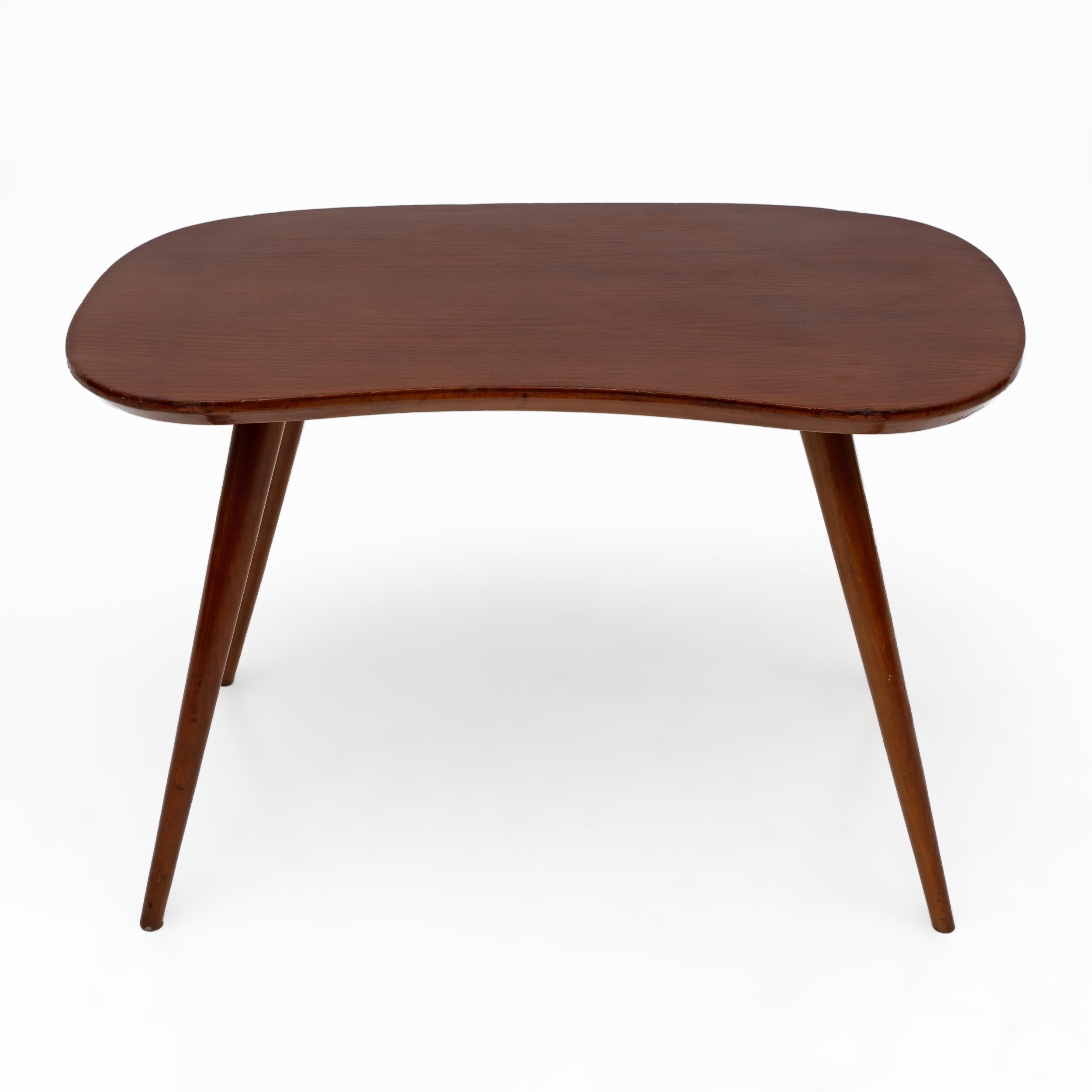 Mid-century Modern Italian Oak Couchtisch, 1970er Jahre (Italienisch) im Angebot