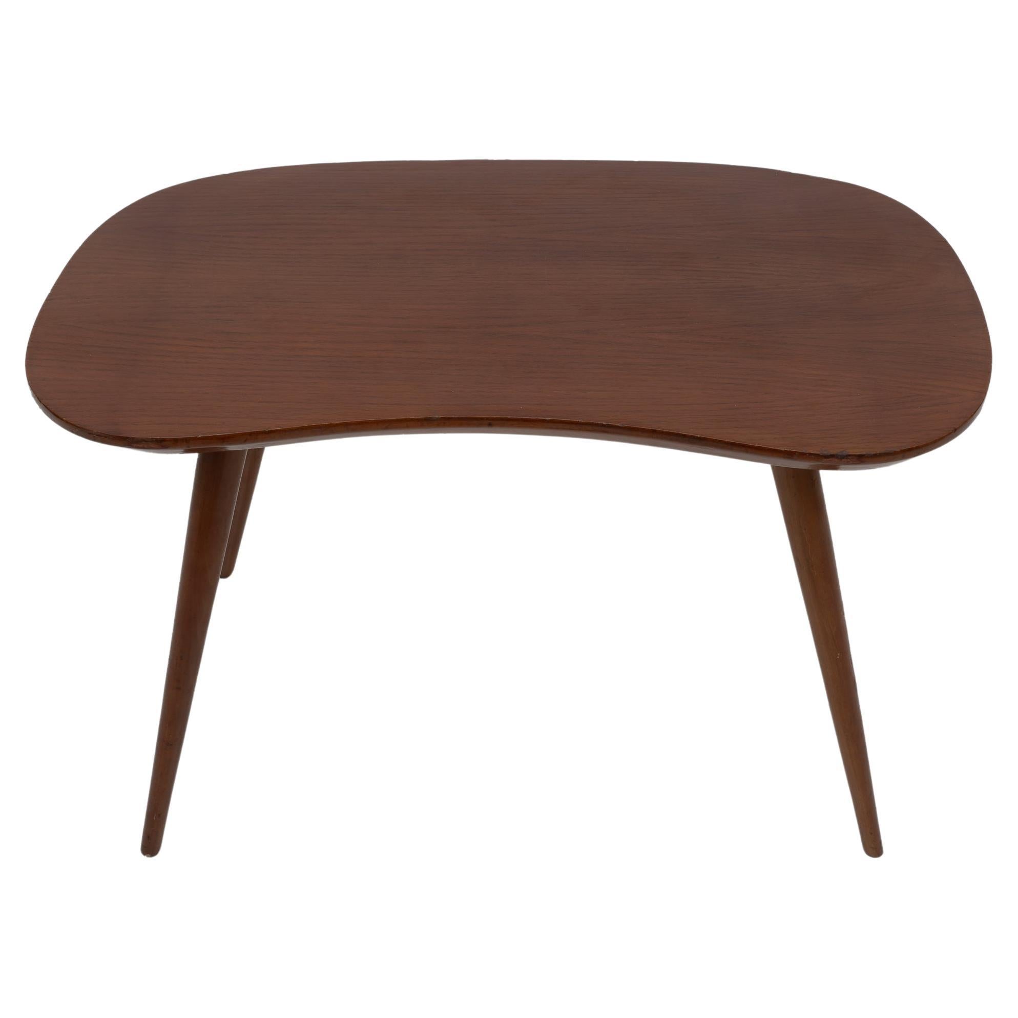 Mid-century Modern Italian Oak Couchtisch, 1970er Jahre