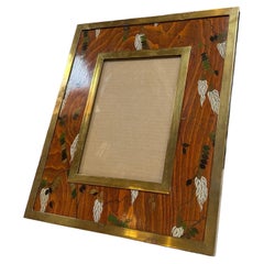 Mid Century Modern Italian Oversize Picture Frame 1980s