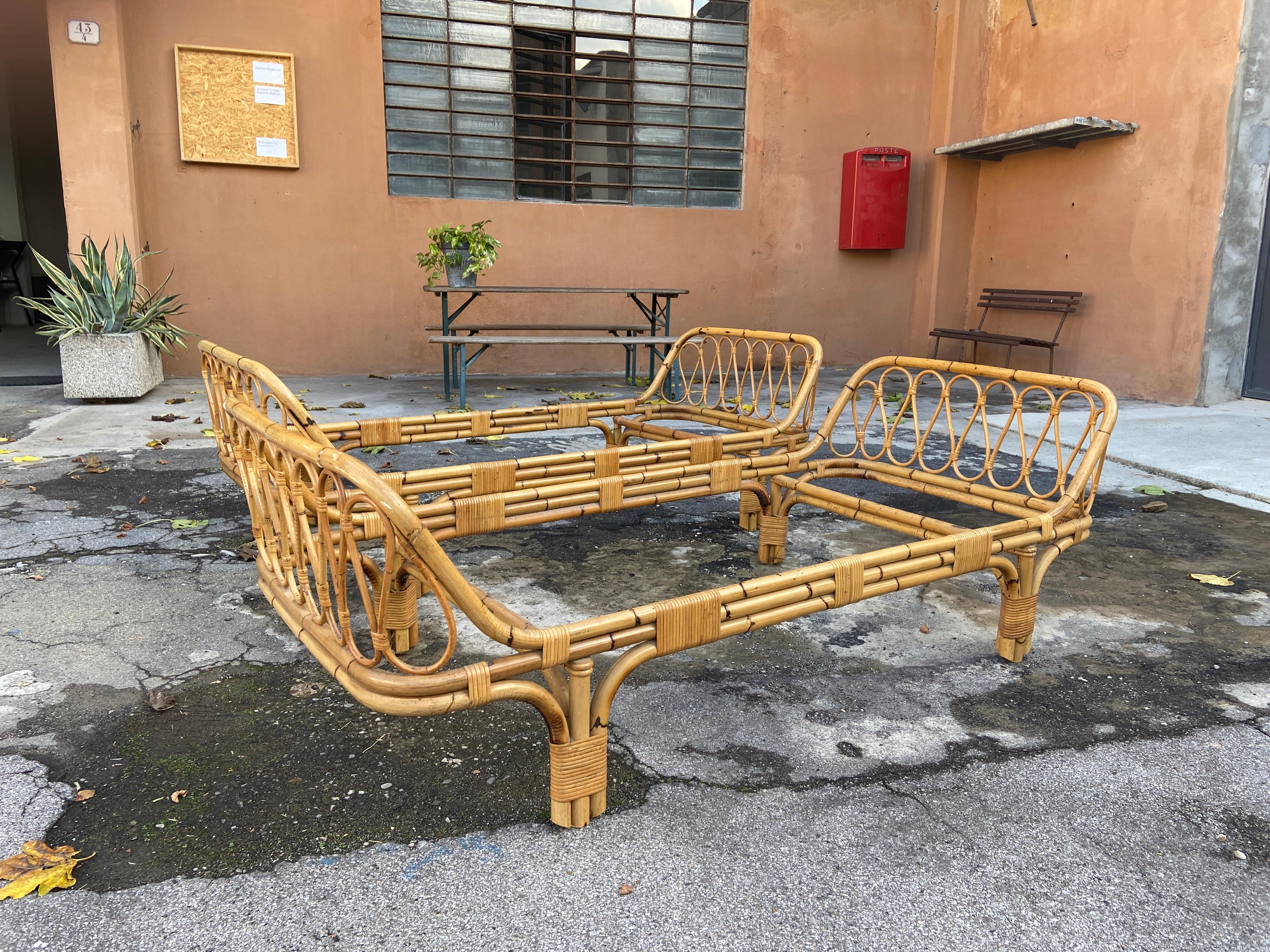 letto in vimini usato