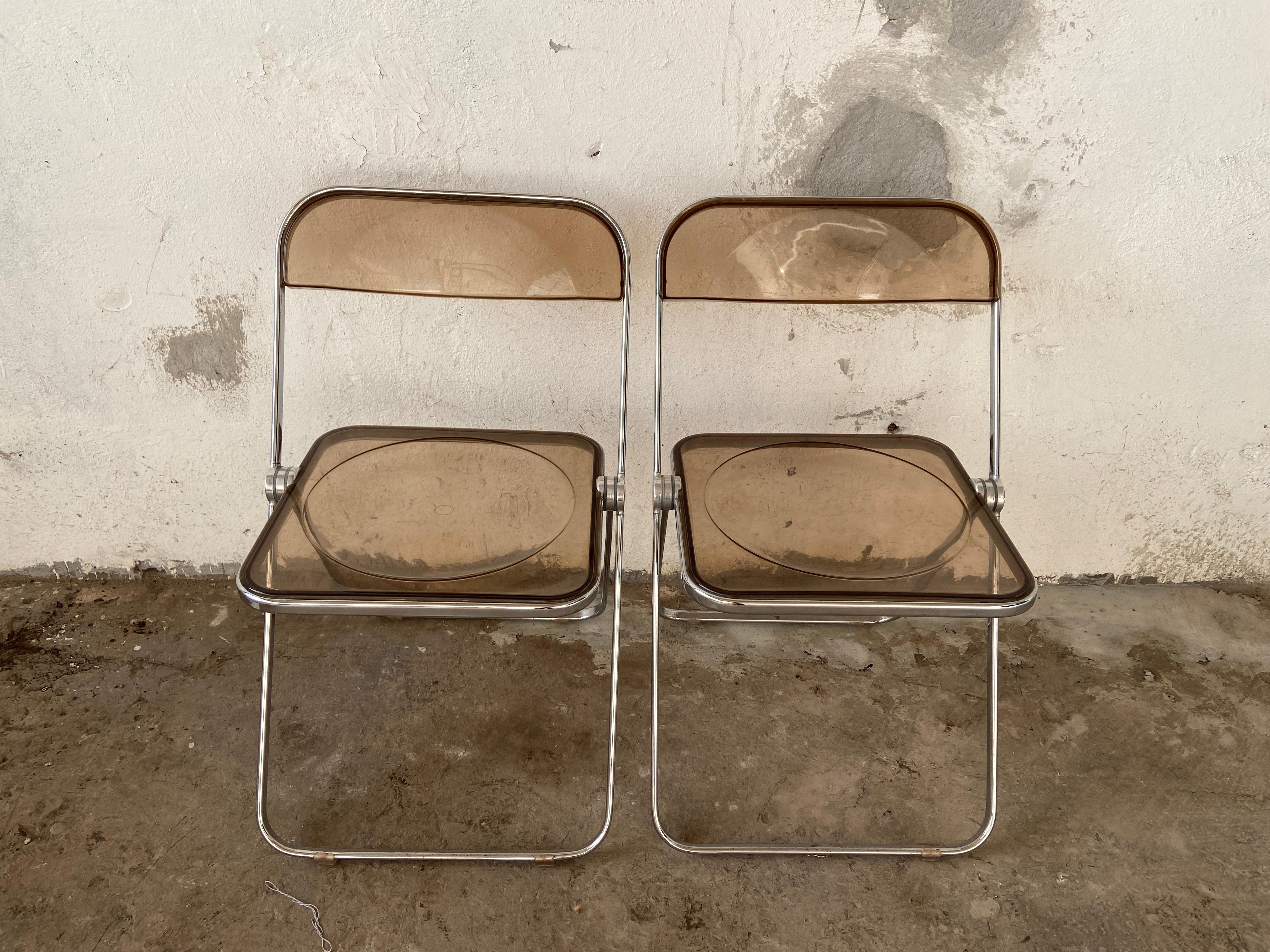 Late 20th Century Mid-Century Modern Italian Pair of Giancarlo Piretti 