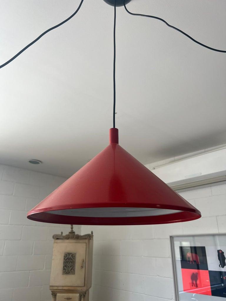 Mid-Century Modern Mid Century Modern Italian Pair of Pendant Lights by Elio Martinelli