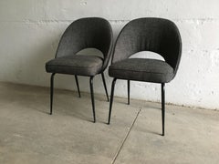 Mid-Century Modern Italian Pair of Upholstered Chairs, 1960s