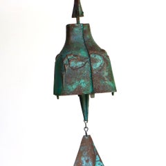Mid-Century Modern Italian Paolo Soleri Large Wind Chime Sculpture