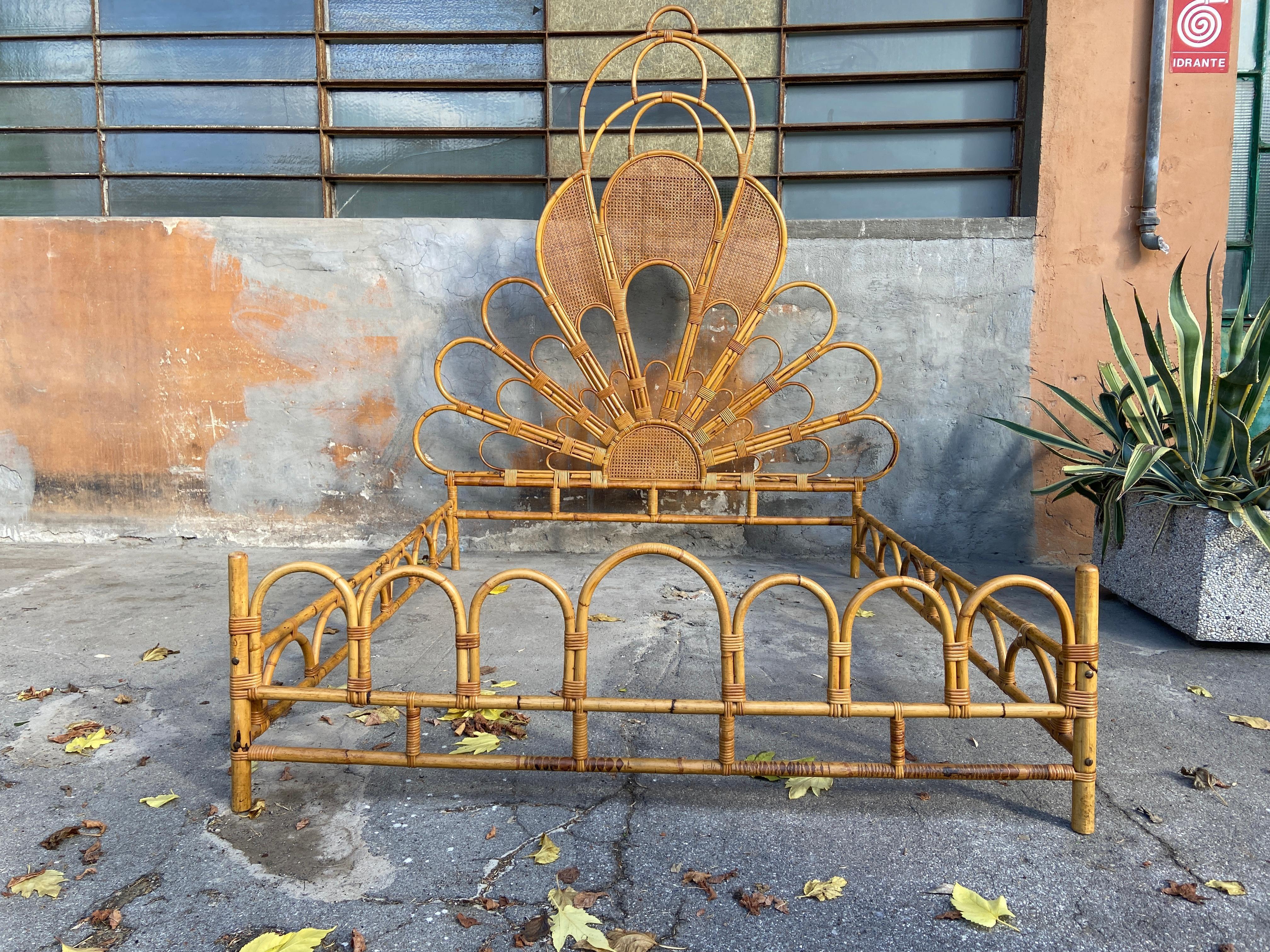 peacock bed frame