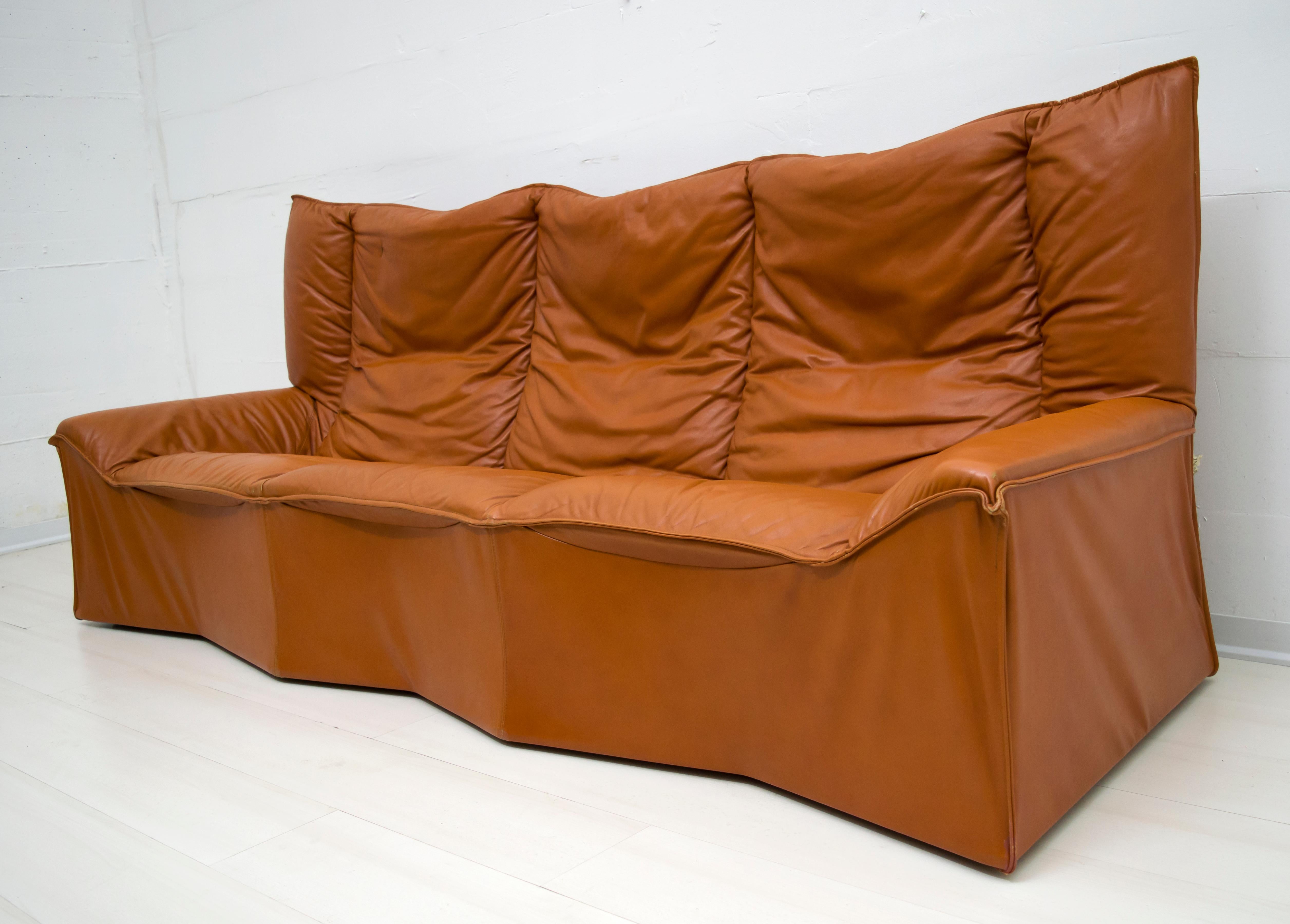 sofa real leather