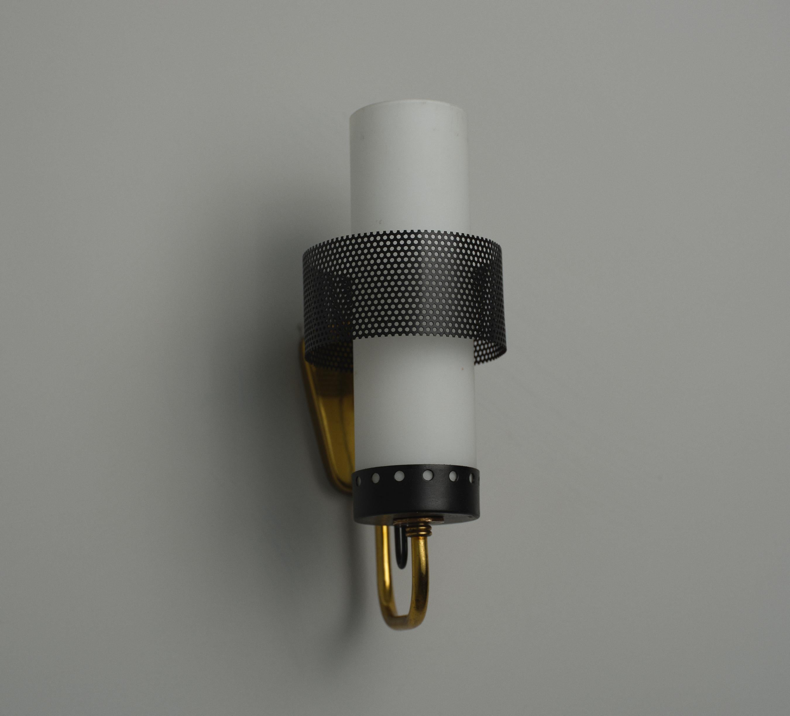 Mid-Century Modern Italian Sconce In Good Condition For Sale In Rome, IT