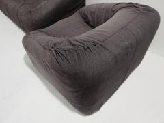 Mid Century Modern Italian Seating Set "Zingaro", Original Upholstery