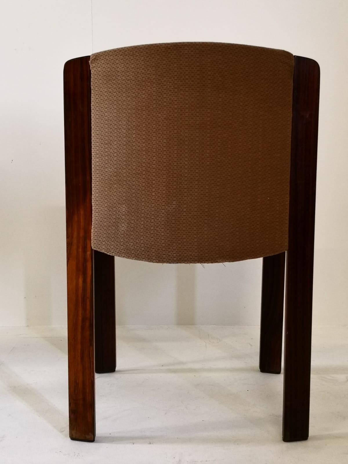 Mid-Century Modern Italian Set of 4 Chairs Model 300 by Joe Colombo, 1965 5