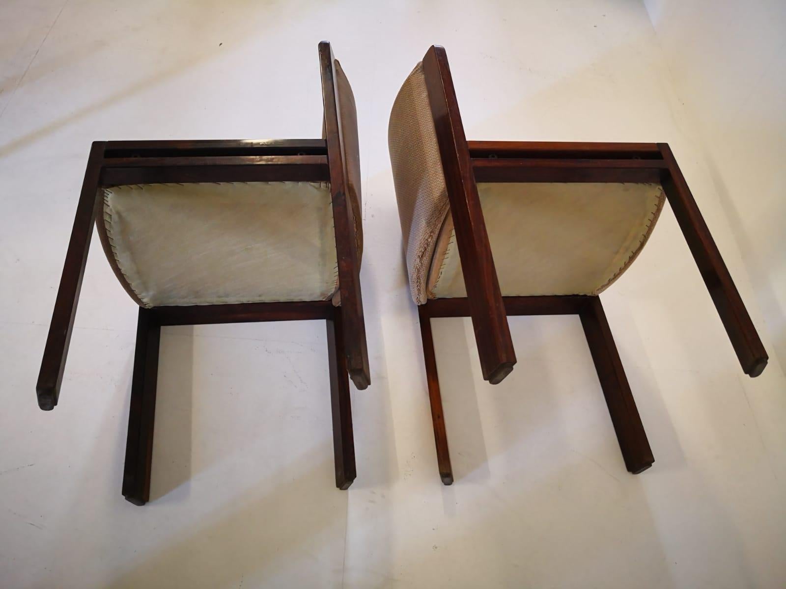 Mid-Century Modern Italian Set of 4 Chairs Model 300 by Joe Colombo, 1965 3