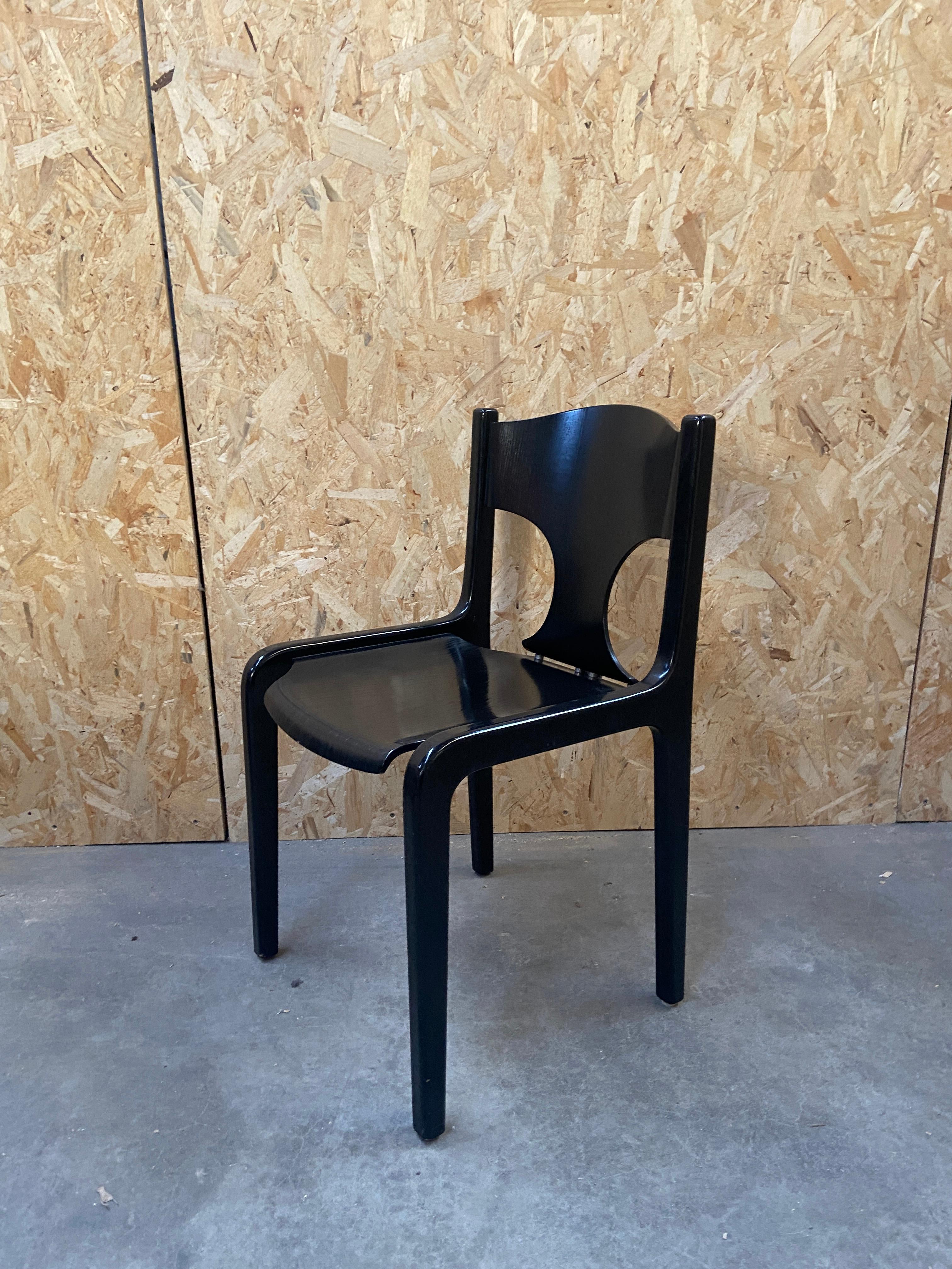 Mid-Century Modern Italian Set of 6 Chairs by Augusto Savini for Pozzi, 1960s 1
