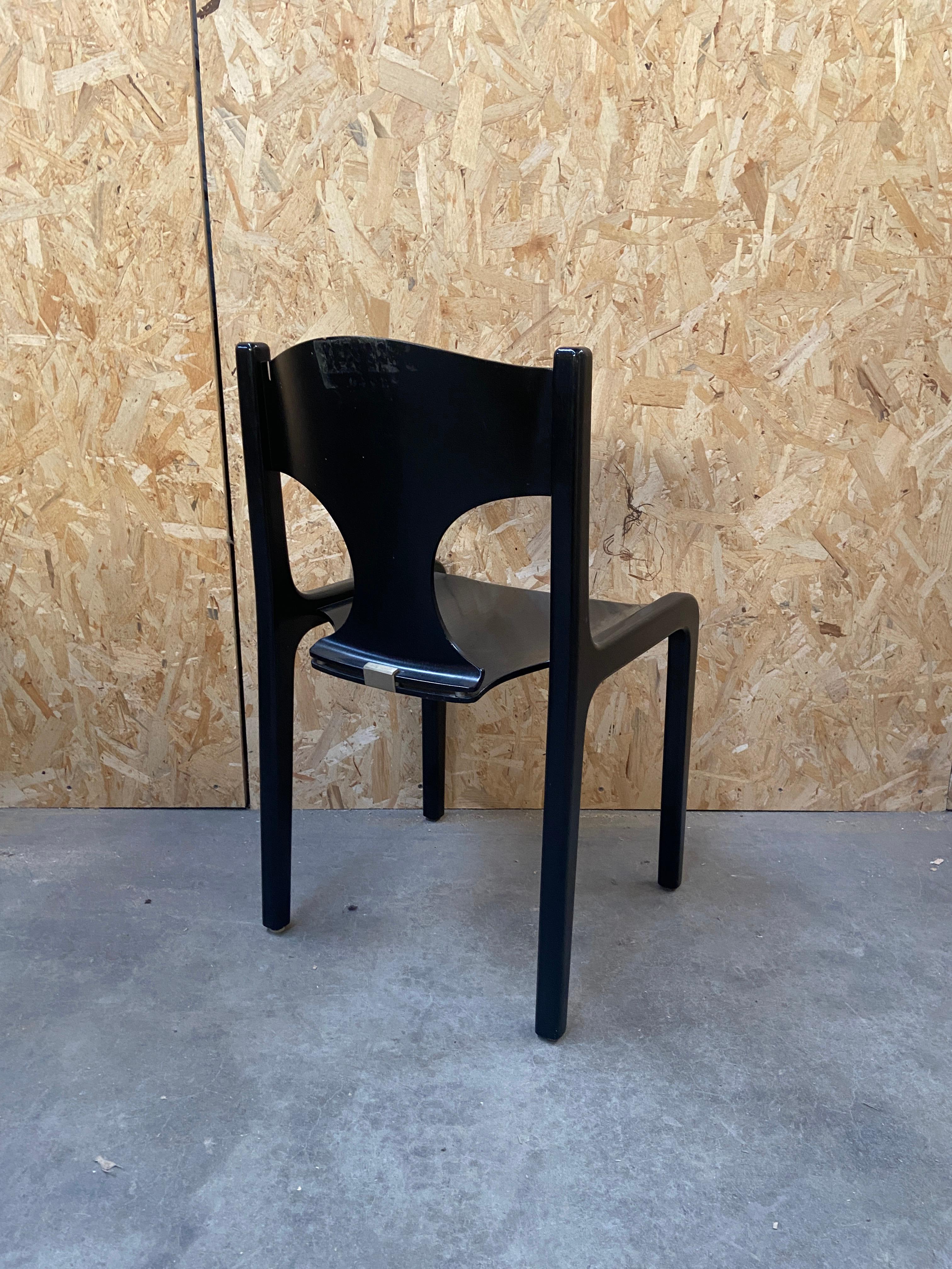 Mid-Century Modern Italian Set of 6 Chairs by Augusto Savini for Pozzi, 1960s 2
