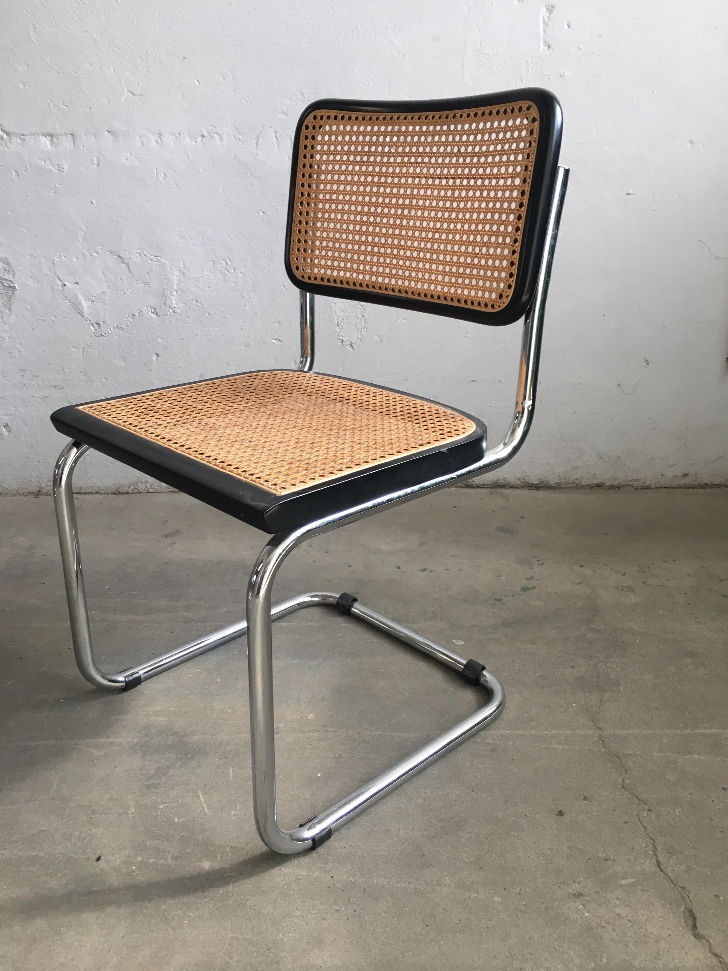 Mid-Century Modern Italian Set of 6 Chrome 