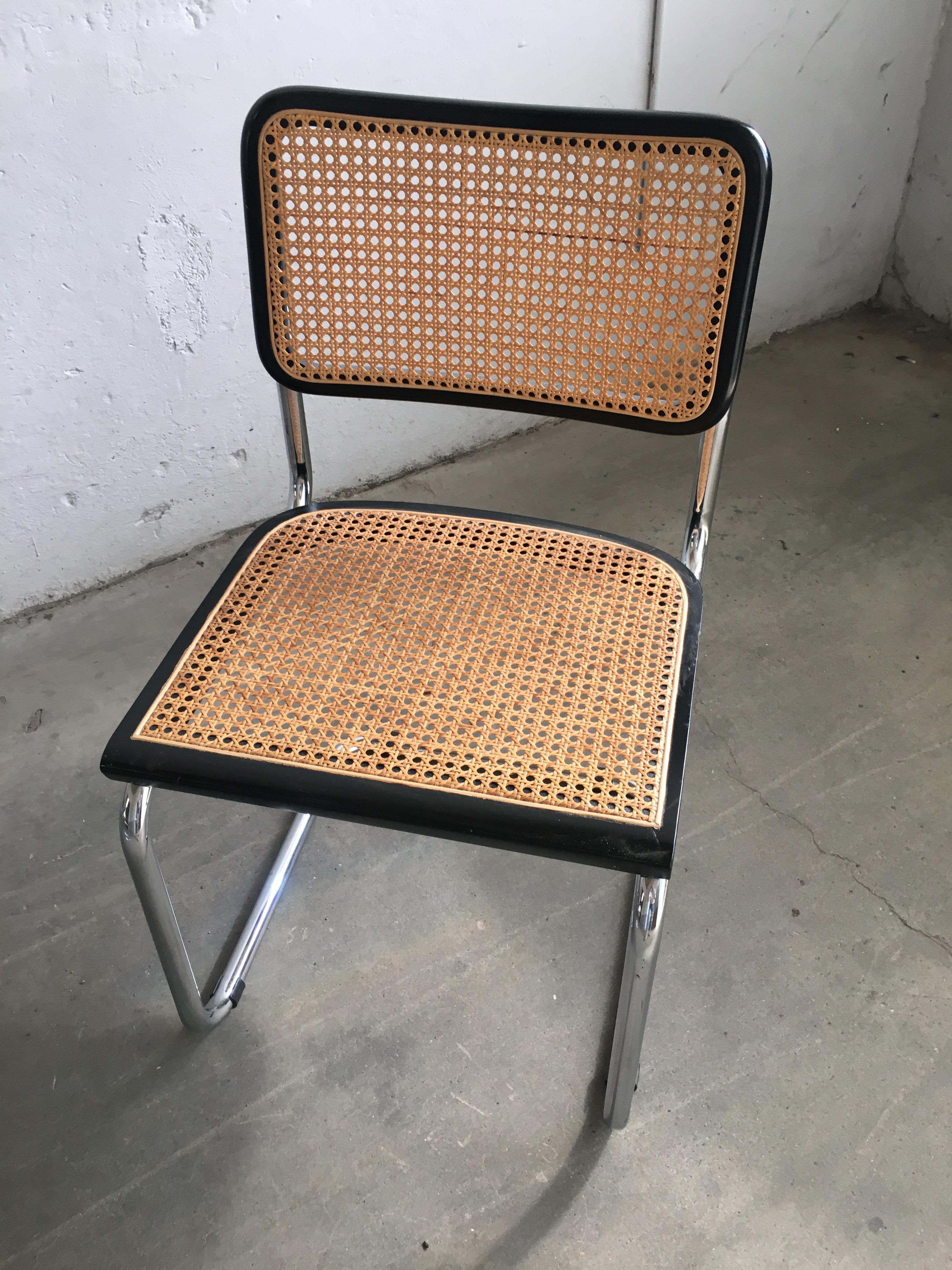 Mid-Century Modern Italian Set of 6 Chrome 
