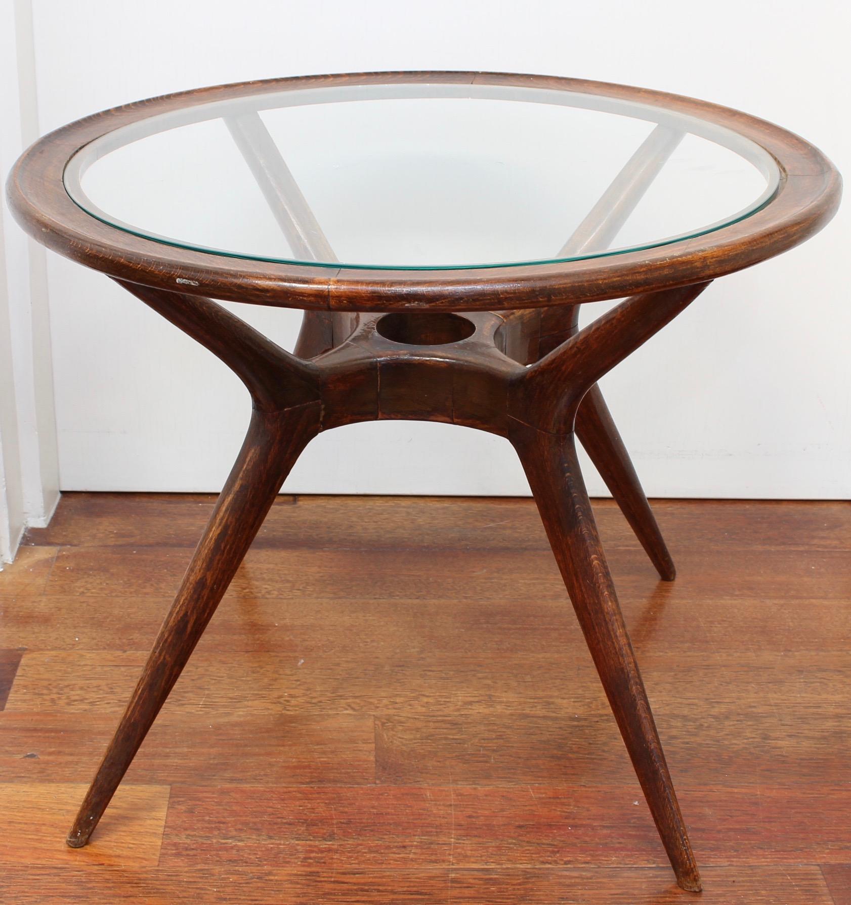 Mid-Century Modern Italian Side Table by Ico Parisi, circa 1950s In Fair Condition In London, GB