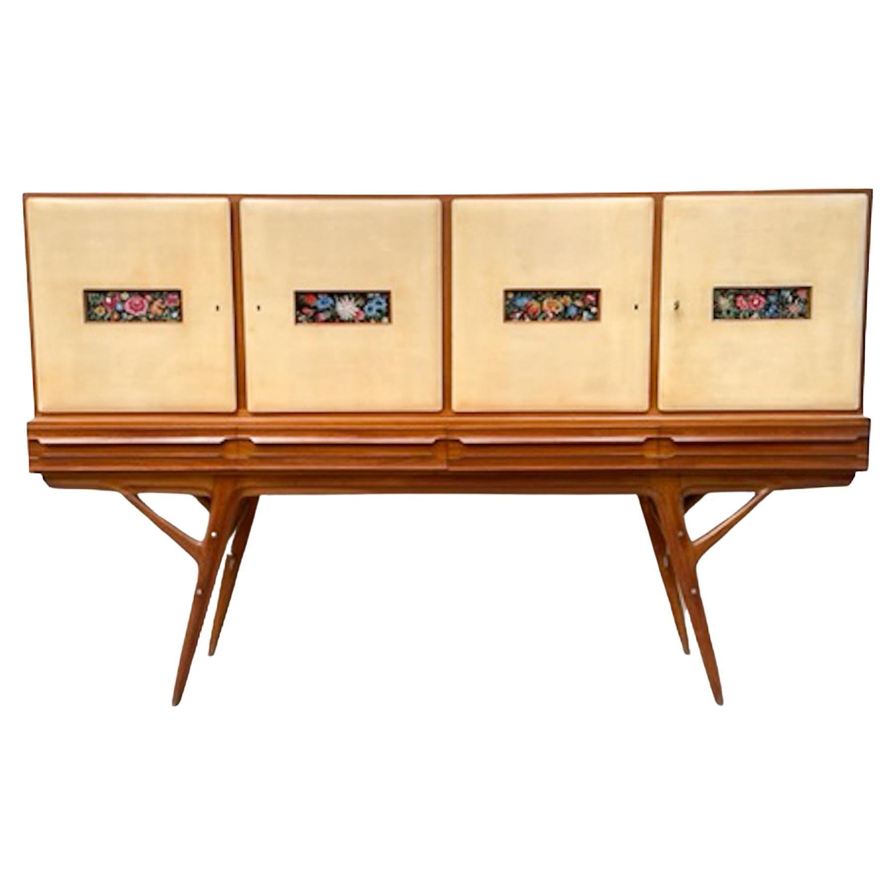 Credenza italiana moderna di metà secolo attribuita a Ico Parisi, Italia, anni '60
