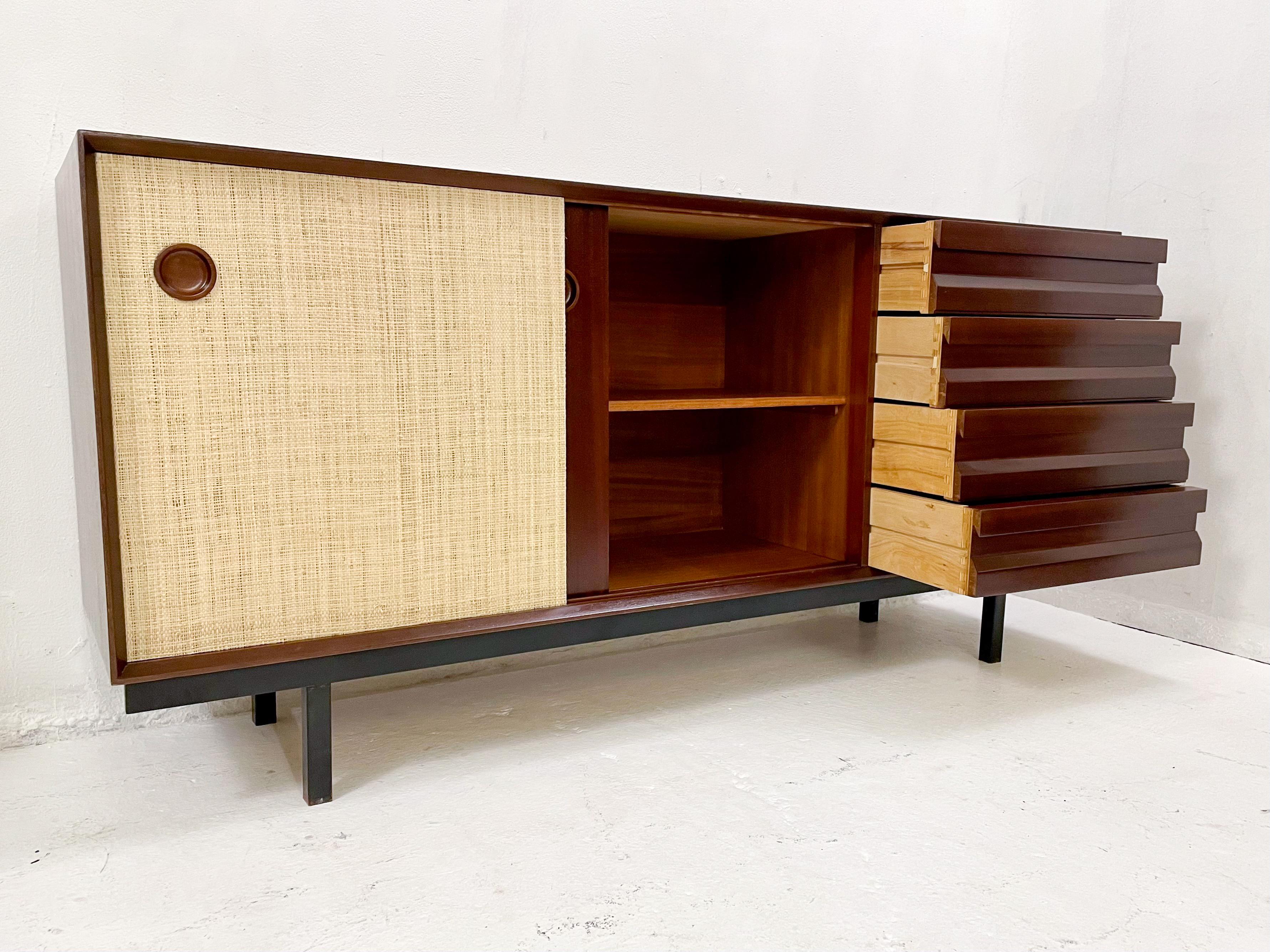 Wood Mid-Century Modern Italian Sideboard, Teak, Italy, 1960s For Sale