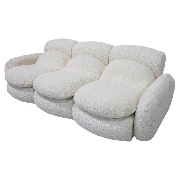 Mid-Century Modern Italian Sofa, 1960s - New Upholstery