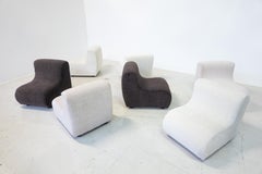 Mid-Century Modern Italian Sofa, 1960s - Sold Individually - New Upholstery