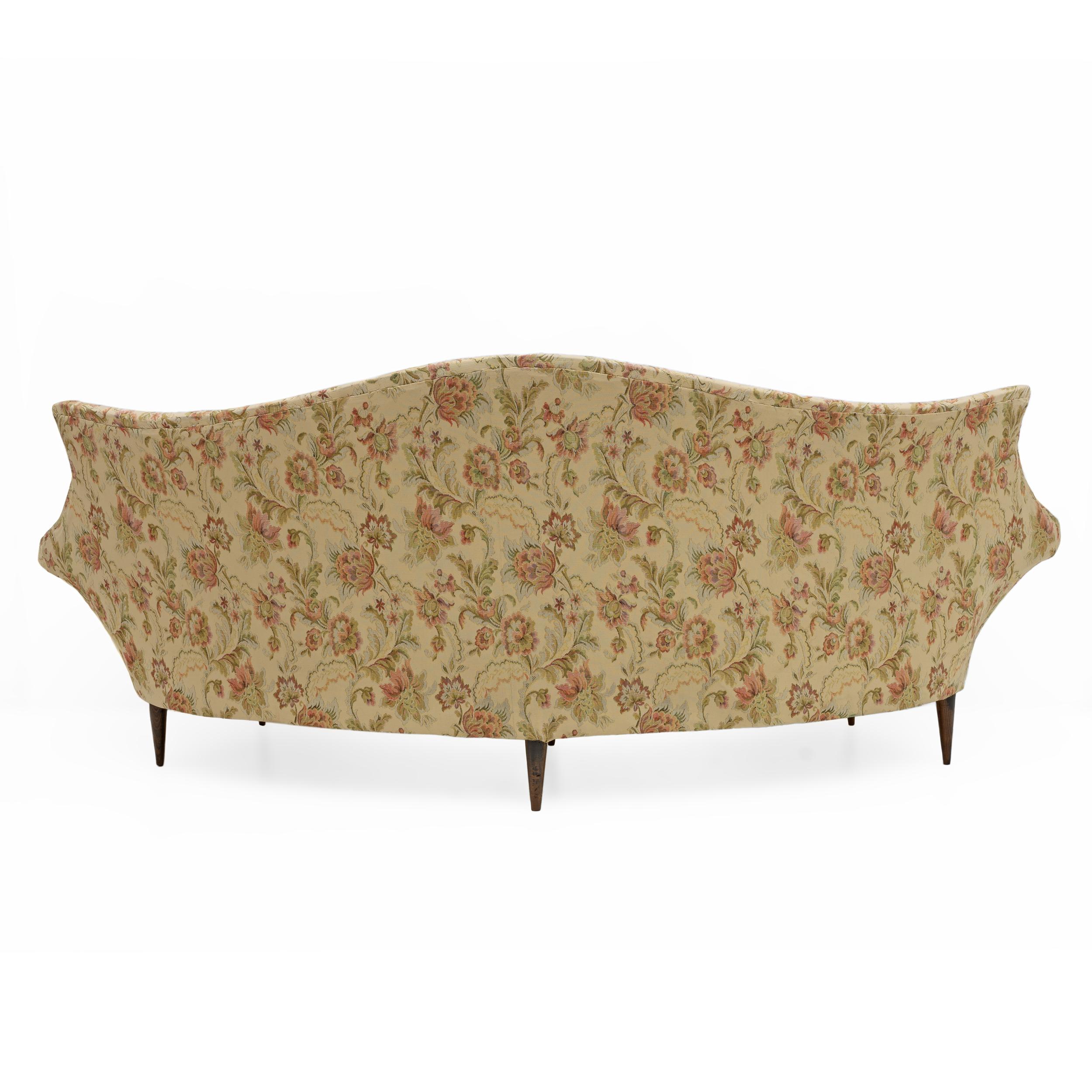 Mid-Century Modern Italian Sofa and Two Armchairs, Manta model, 1950s en vente 7