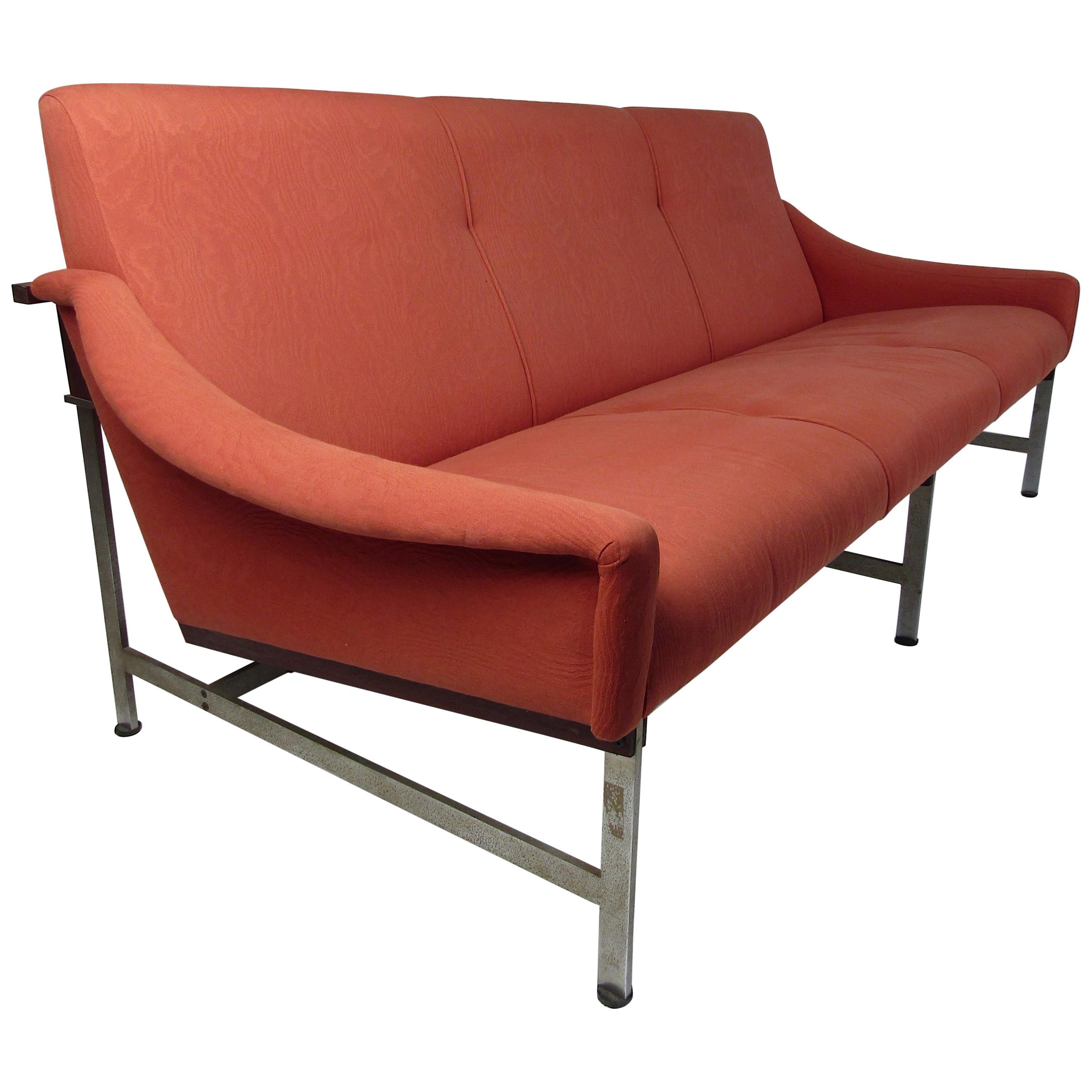 Mid-Century Modern Italian Sofa by Techmo For Sale
