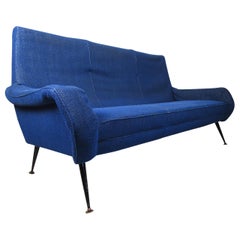 Vintage Mid-Century Modern Italian Sofa in the Style of Marco Zanuso