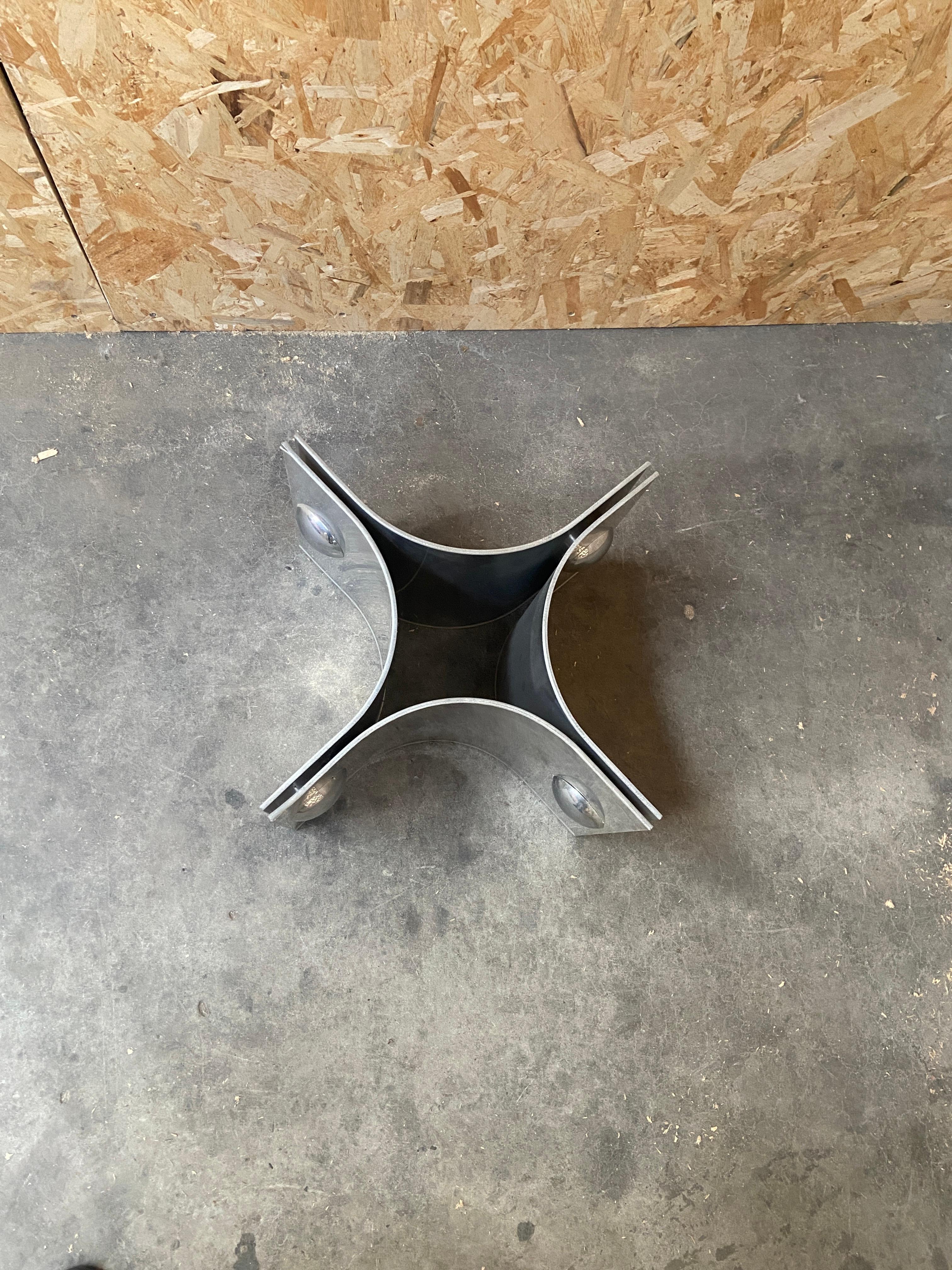 Mid-Century Modern Italian Coffee Table by Alberto Rosselli for Saporiti. 1970s For Sale 5