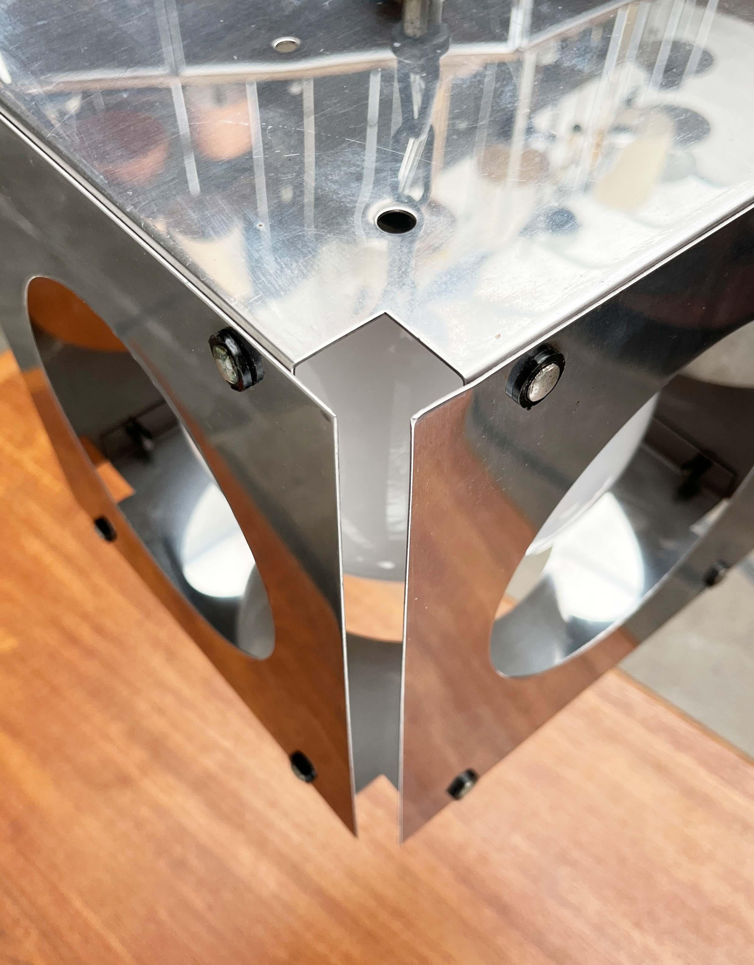 Lampada a sospensione a cubo di Goffredo Reggiani della Modern Age italiana di metà secolo in vendita 3