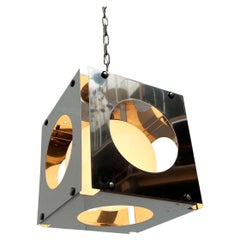 Italienische Modern A Space Age Würfel-Hängeleuchte von Goffredo Reggiani aus der Jahrhundertmitte